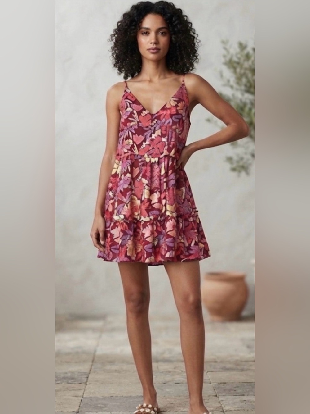 Arizona Womens Sleeveless Babydoll Dress Juniors